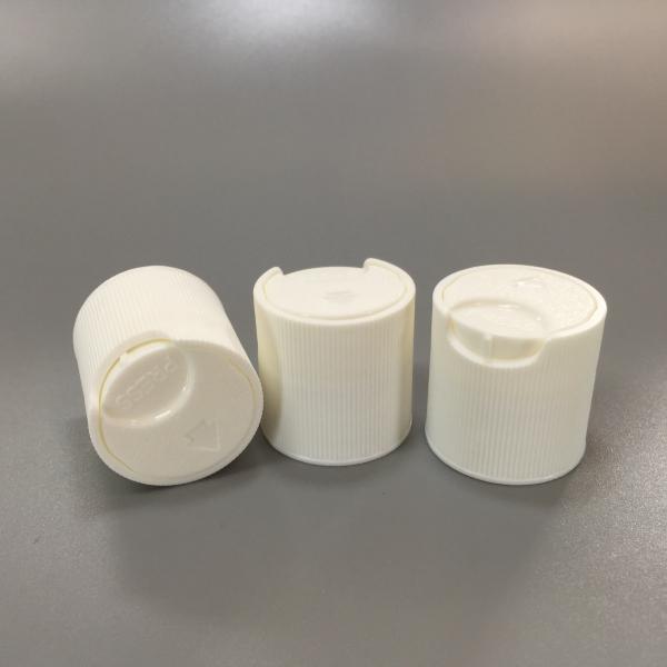 Non Dripping 24mm Flip Top Plastic Bottle Caps For Skin Care Bottle