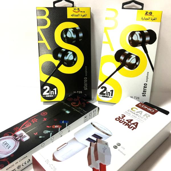 CMYK / Pantone Electronics Packaging Box Hanging Earphone Packaging Box