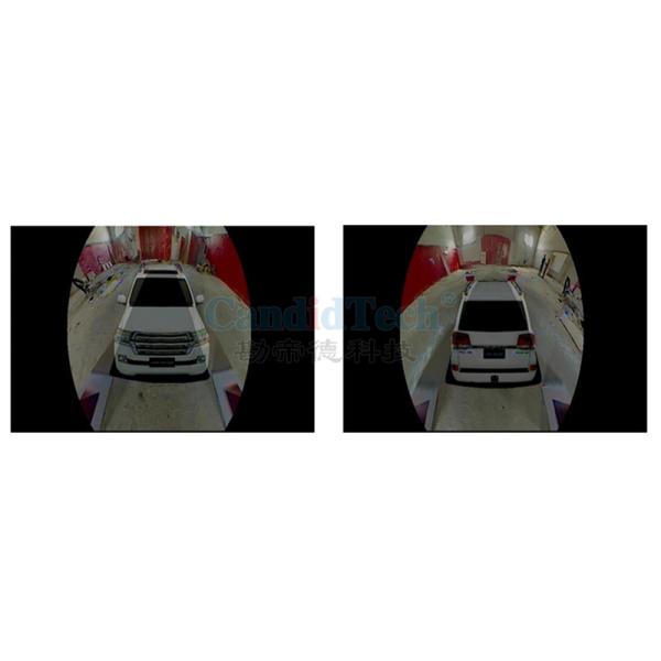 3D around view display for car