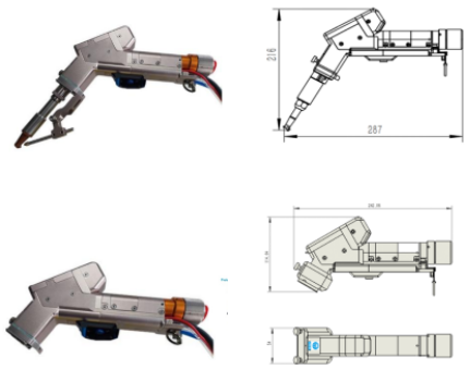 Portable Laser Head 3-in-1 Laser Welding Equipment Supports Welding / Cleaning and Cutting