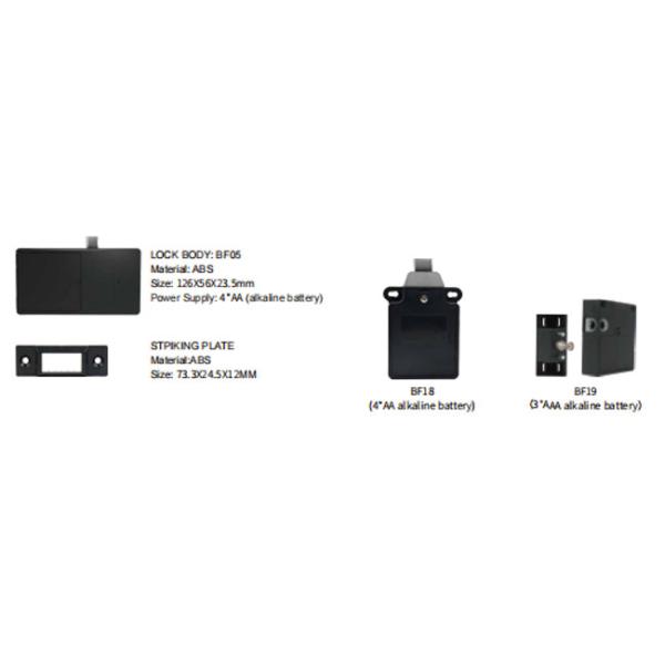 Biometric Fingerprint Safe Drawer Cabinet Lock Electronic Smart For Gym Locker