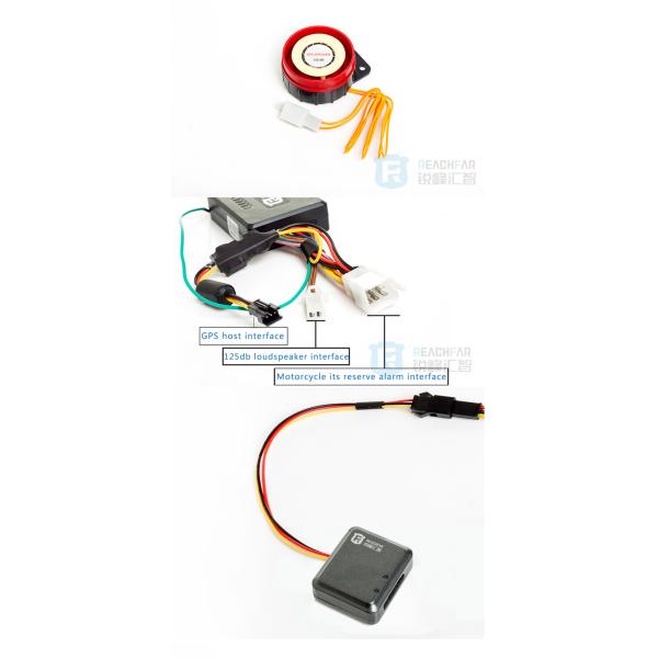 Reachfar rf-v10+ easy install motorcycle anti-theft gps tracker and loudspeakers alarm