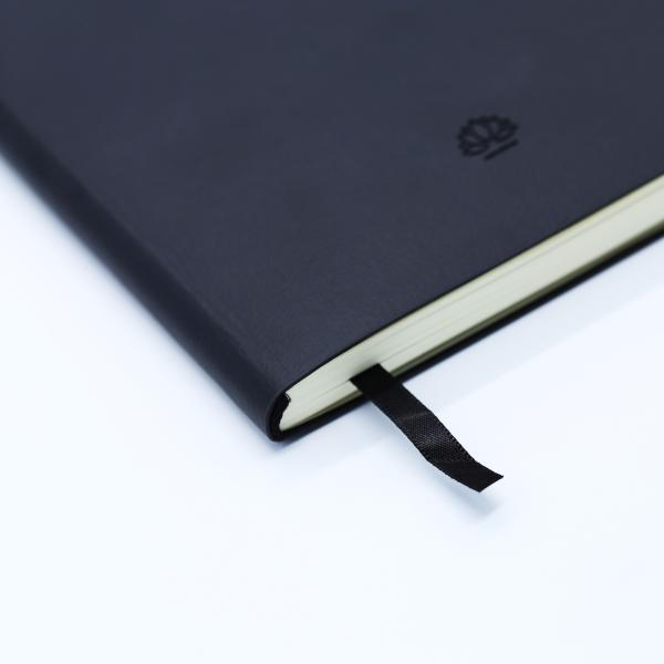 Fashionable Writing Journal Notebook Size 7.5 X 10 Inch With Ribbon Bookmark