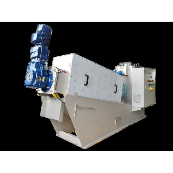 Stacked Mobile Screw Press Sludge Dewatering Machine Stainless Steel Sludge