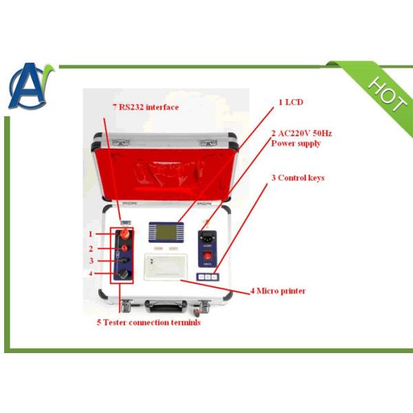 Contact Resistance Electrical Test Instrument For Circuit Breaker Routine Test