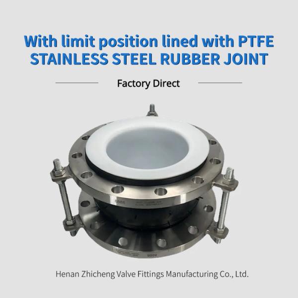 Pn16pn10 Carbon Steel Flange Compensator Rubber Expansion Joint with Epoxy Rubber Sphere
