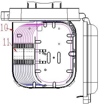 16 Core Fiber Optic Distribution Box