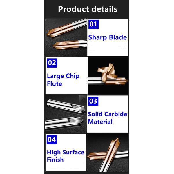 Chamfering Tungsten Carbide Radius Corner Rounding Cutter End Mill CNC Tool