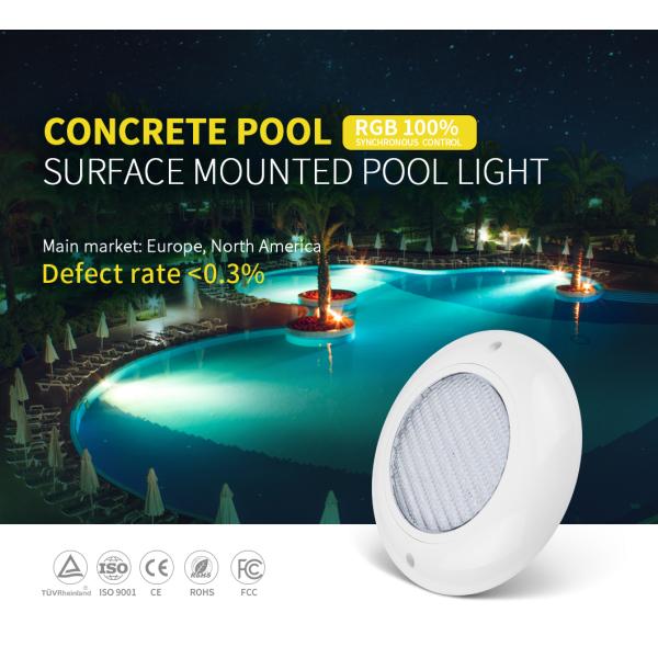 manufacturer 18W 250mm Synchronous Controlled underwater lights ip68 led pool light