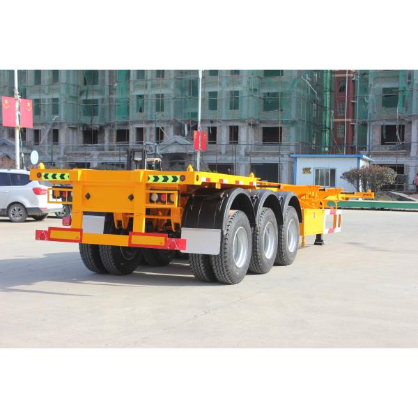 Shandong Juyuan 20ft 40ft Skeleton Chassis Container Semi Trailer Sturdy Steel Design