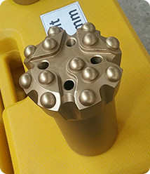 R32 - 43mm Threaded Cross Bits Rock Drilling Bit For Underground Coal Mining