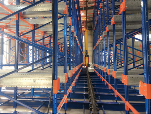 Outdoor Galvanized ASRS Racking System / Automated Shelving Systems For Warehouse
