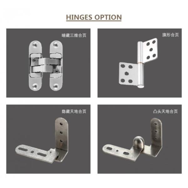 No Paint Treatment Side Gates Aluminium Fireproof Bacterial Resistance MDF Interior Door