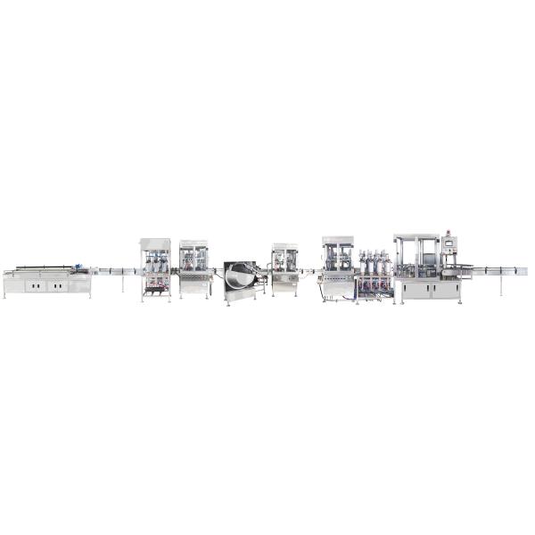 Stainless Steel Aerosol Automatic Filling Production Line For Facial Mask