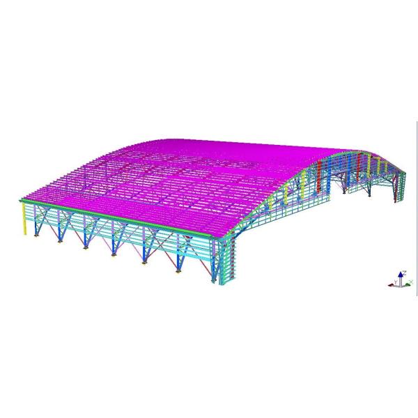 Rigid Portal Frame Prefabricated Steel Structural Building One Stop Solution