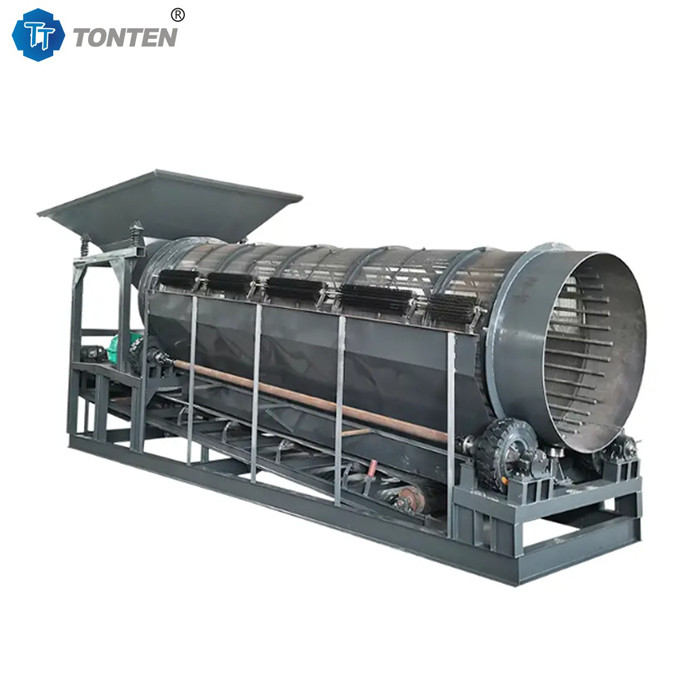 China Garbage Screen Shaftless Drum Screen Machine Soil Stone Screening Machine wholesale