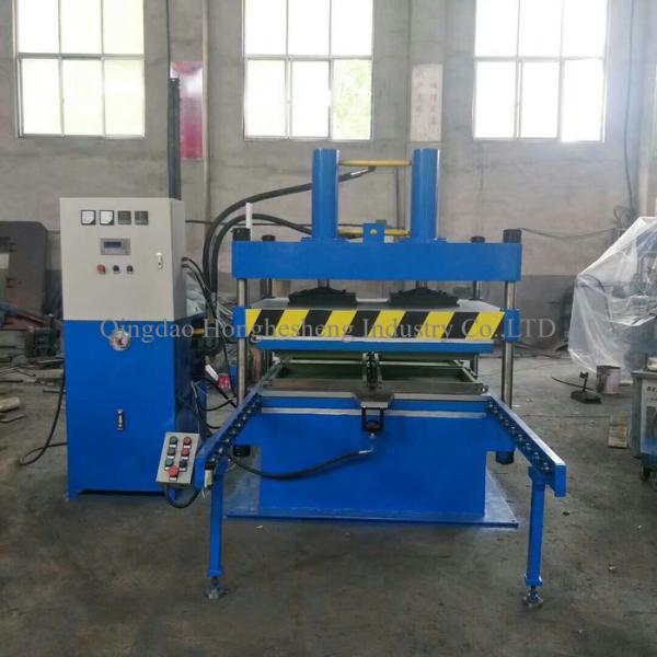 Ce Iso 200t Four Column Rubber Tile Making Machine Vulcanizing Rubber Brick Making Machine