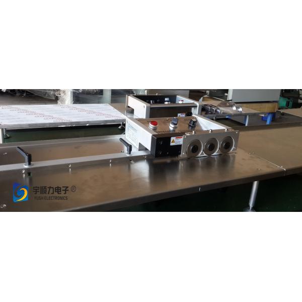 V - CUT Groove PCB Separator Circular Blade Moving Aluminum Plate