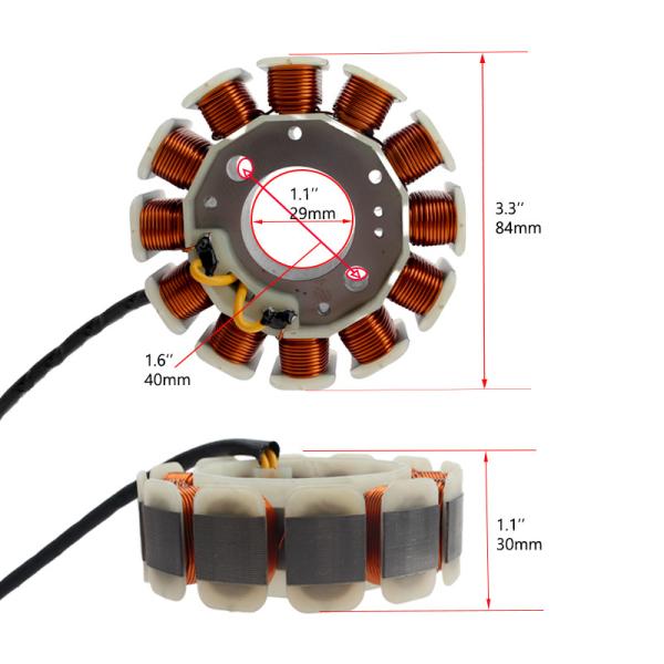 YAYE BMX125 coil magneto stator motorcycle All copper grade 12 AC magnetic stator coil