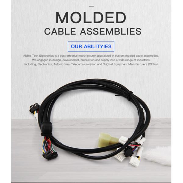 Multifunction Molded Automotive Wiring Harness UL2725 For TAXI Meter Car Audio Video