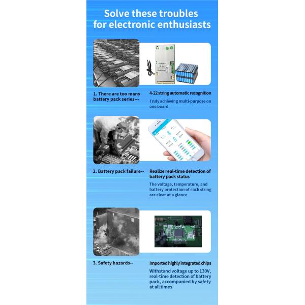 24V 250A Smart BMS for Lifepo4 Battery 8S-16S with RS485/CAN