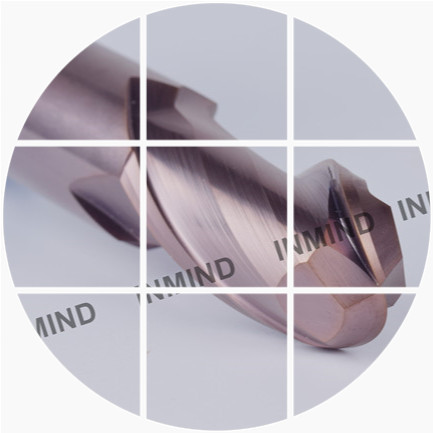 HRC55 Long Shank Type Ball Nose End Mill With SiN Coating , H6 Tolerance