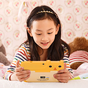 C idea 7 Inch Android Kids Learning Tablet 64GB+32GB Expandable Storage HD Dual Camera 2MP+2MP CM80 Yellow