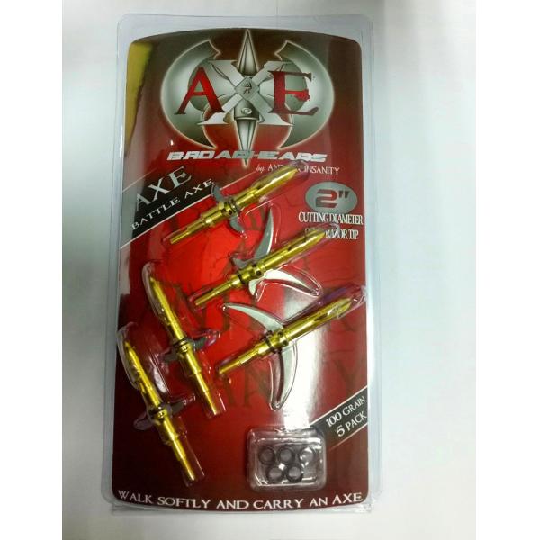 Carbon Steel Bow Hunting Archery Broadhead 100 Grain 3 Blade Mechanical Expandable