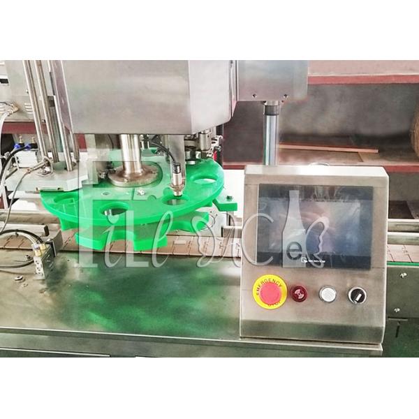 Single Head Servo Aluminum Tin Can Sealer Machine Automatic