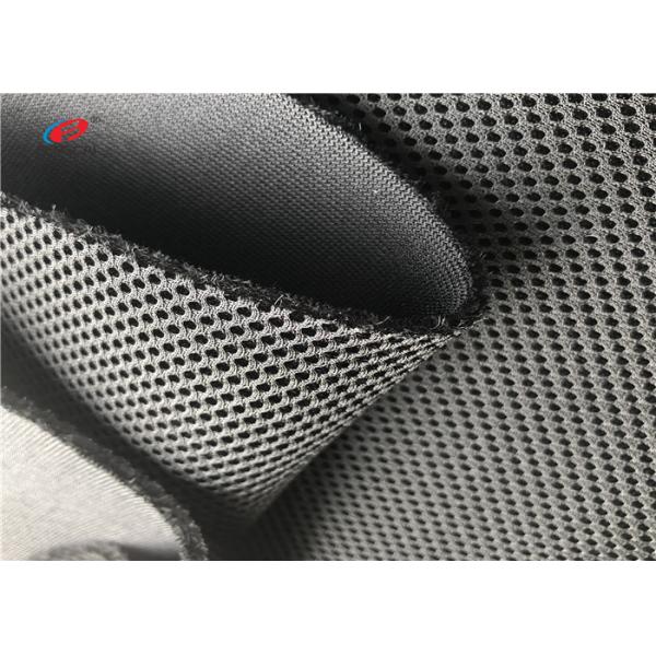 Warp Knitted 3D Polyester Athletic Mesh Fabric / Lining Fabric 200-300gsm Weight