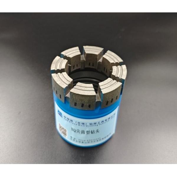 NQ Impregnated Diamond Bit Wedge type Good Fluid evacuation