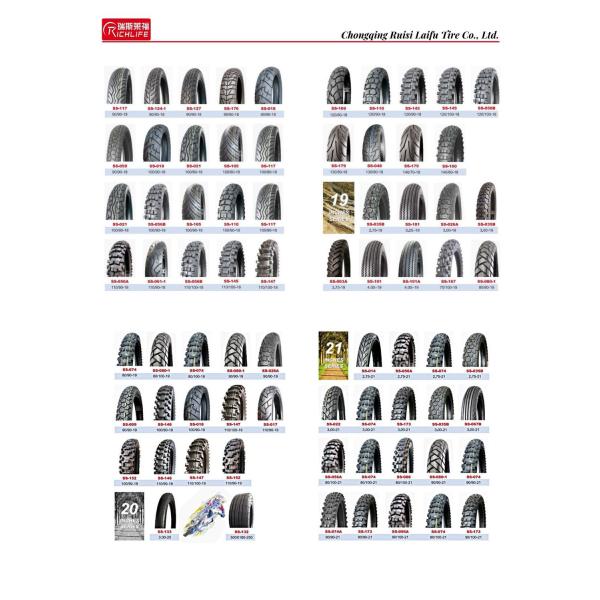 3 Wheeled Motorcycle Tire 3.00-10 3.75-12 Off Road Motorcycle Replacement Tyres