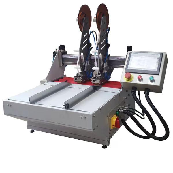 Semi Automatic Adhesive Tape Pasting Machine Double Sided