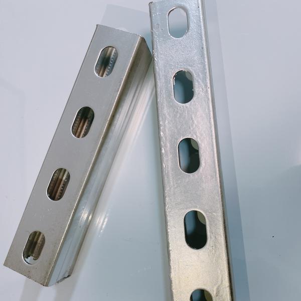 304 Stainless Steel Unistrut Slotted Channel Pre Galvanized HDG metal strut channel