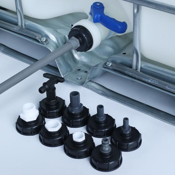 S60x6 IBC Tote Tank Valve Adapter Interrupter 1/2 " 3/4" 1 Inch ODM