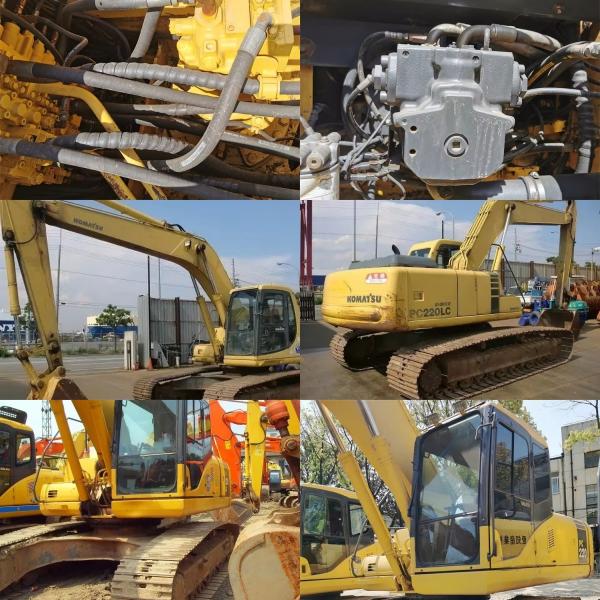 Used Komatsu PC200-6 Excavator Crawler Digger For Construction Mining Quarry