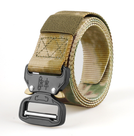 Cobra Tactical Belt, Nylon-Style Woven Belt , Multi-Function Training Belt For Men , Outdoor Versatile Belt