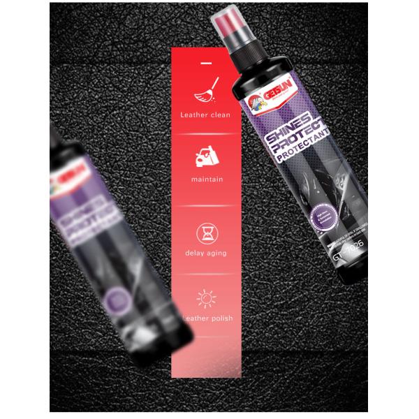 UV Blocking Polymer Silicone Car Interior Cleaner And Protectant Ceramic Shine