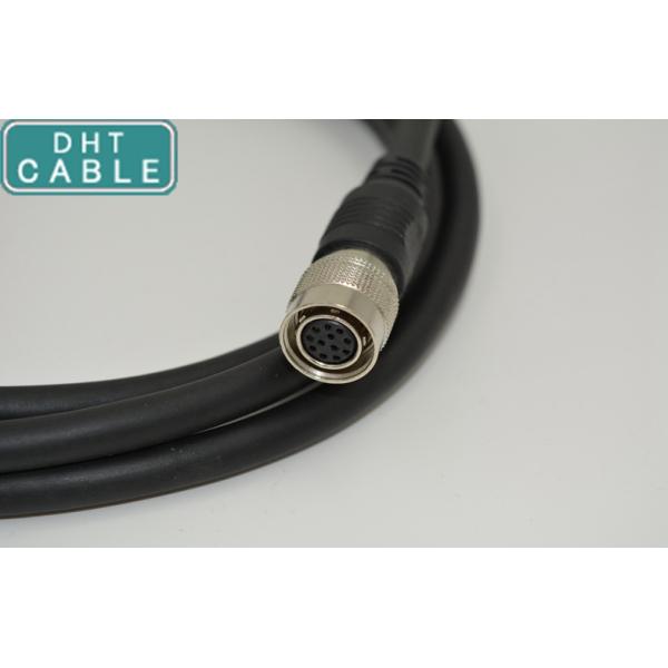 Custom High Flex Machine Vision Cables / Sony Camera Cable With Circular Connector CCXC