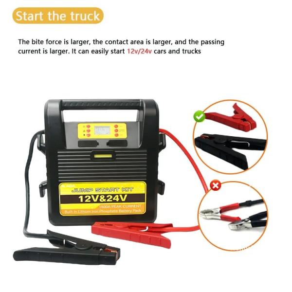 OEM / ODM Heavy Duty Jump Starters 12V 24V Truck Battery Jump Starter