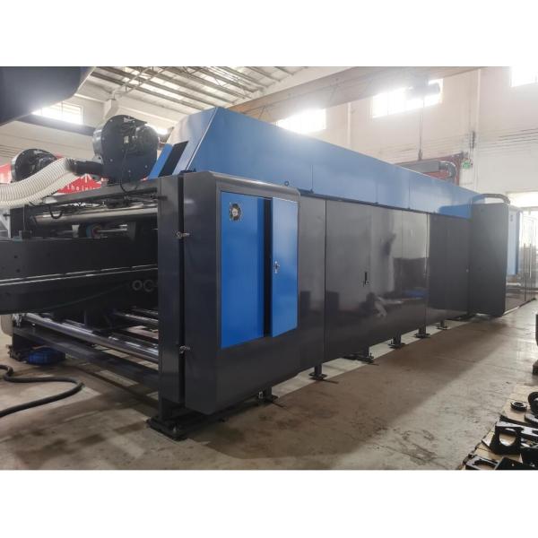 150kw Automatic Folding Gluing Machine , Flexo Printing Machine For Corrugated Carton Box