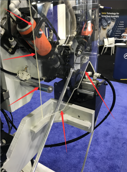 Automatic Glazing Desiccant Filler For Double Glass Equipment With Big Barrel