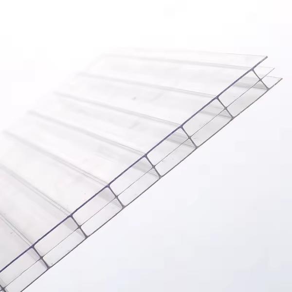 China UV Extruded Polycarbonate Sheet 6mm 8mm 10mm Cellular Polycarbonate Panels wholesale