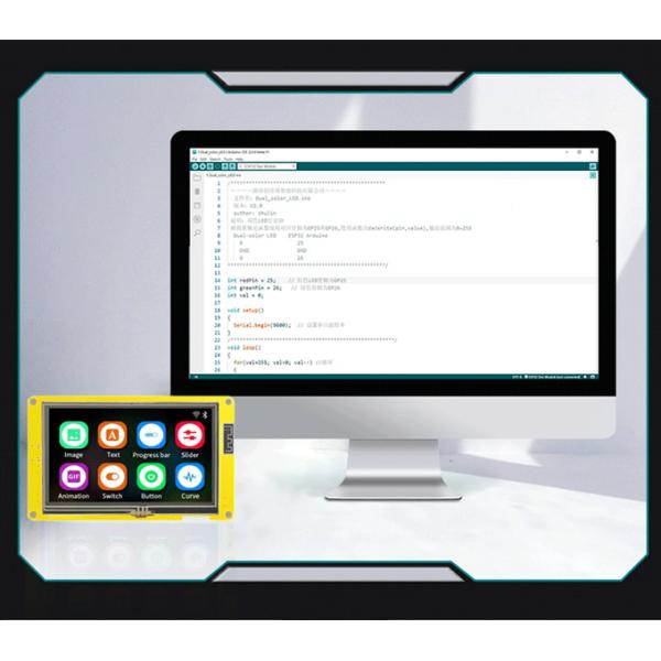 4.3 inch display module ESP32-30C-80C to unleash the power of the Internet of Things