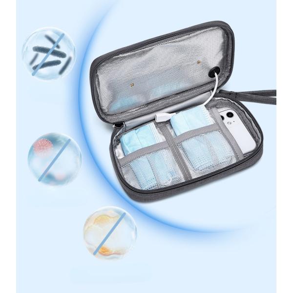 Sterilize 99.9% Solid UVC Light Portable Sanitizer Bag 19*4*11cm