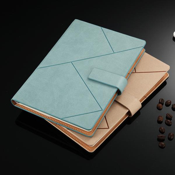 Business A5 Pu Leather Notebook With Woodfree Paper 150mm Width