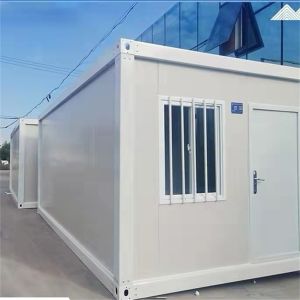 Galvanized Steel Frame Prefab Container Home With Weather Resistant Materials