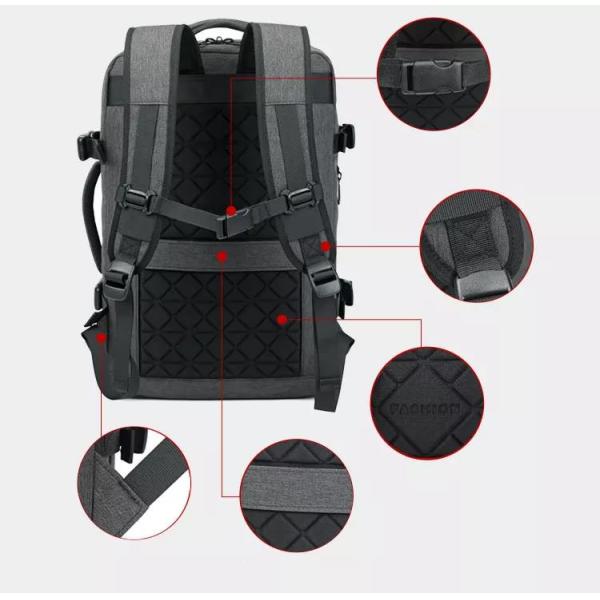 Expandable Xiaomi Cloth 16in Laptop Backpack 38L Anti Theft Waterproof