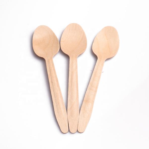 Durable 160mm Compostable Wooden Forks Environmental Friendly
