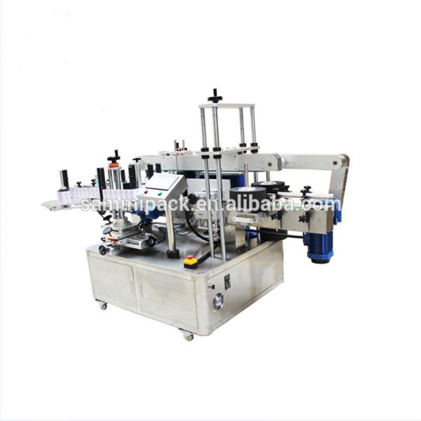 High Speed Front & Back Double Sides Labeling Machine - Automatic Precise Adhesive Labeler for Cosmetics/wine Bottles